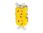 Marinco Locking Receptacle - 15A, 125V - Yellow