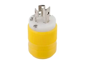 Marinco Locking Plug - 15A, 125V - Yellow