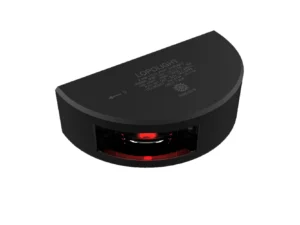 Lopolight Series 301-002 - Port Sidelight - 2NM - Vertical Mount - Red - Black Housing - 6M Cable