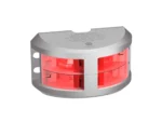 Lopolight Series 200-016 - Double Stacked Navigation Light - 2NM - Vertical Mount - Red - Silver Housing