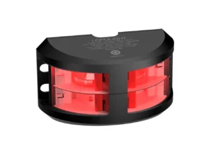 Lopolight Series 200-016 - Double Stacked Navigation Light - 2NM - Vertical Mount - Red -Black Housing