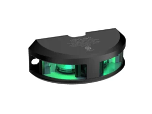 Lopolight Series 200-018 - Navigation Light - 2NM - Vertical Mount - Green - Black Housing