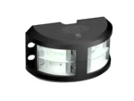 Lopolight Series 200-024 - Double Stacked Navigation Light - 2NM - Vertical Mount - White - Black Housing