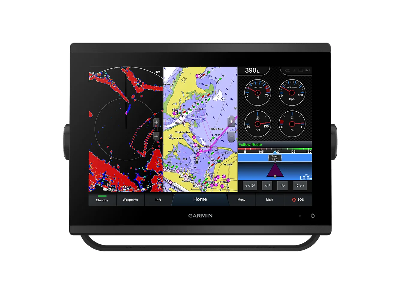 Garmin GPSMAP® 1223 Non-Sonar w/Worldwide Basemap