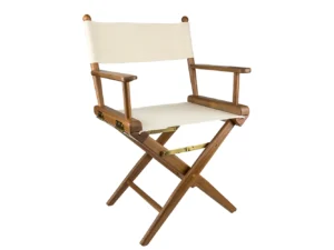 Whitecap Director's Chair w/Natural Seat Covers - Teak
