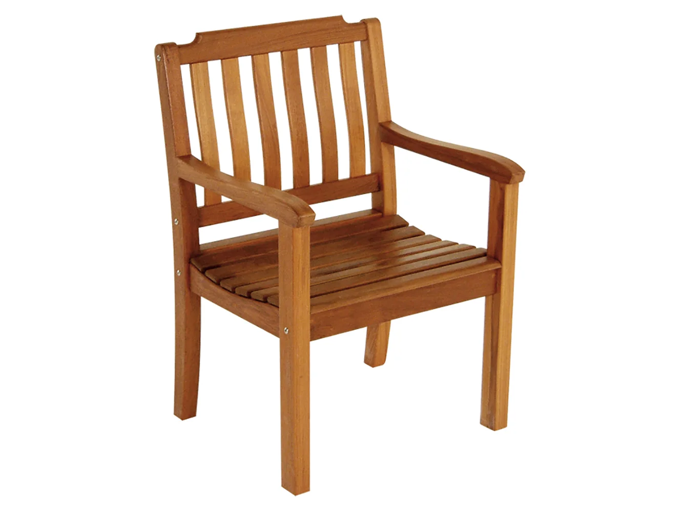 Whitecap Garden Chair w/Arms - Teak