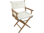 Whitecap Director's Chair w/Cream Cushion - Teak