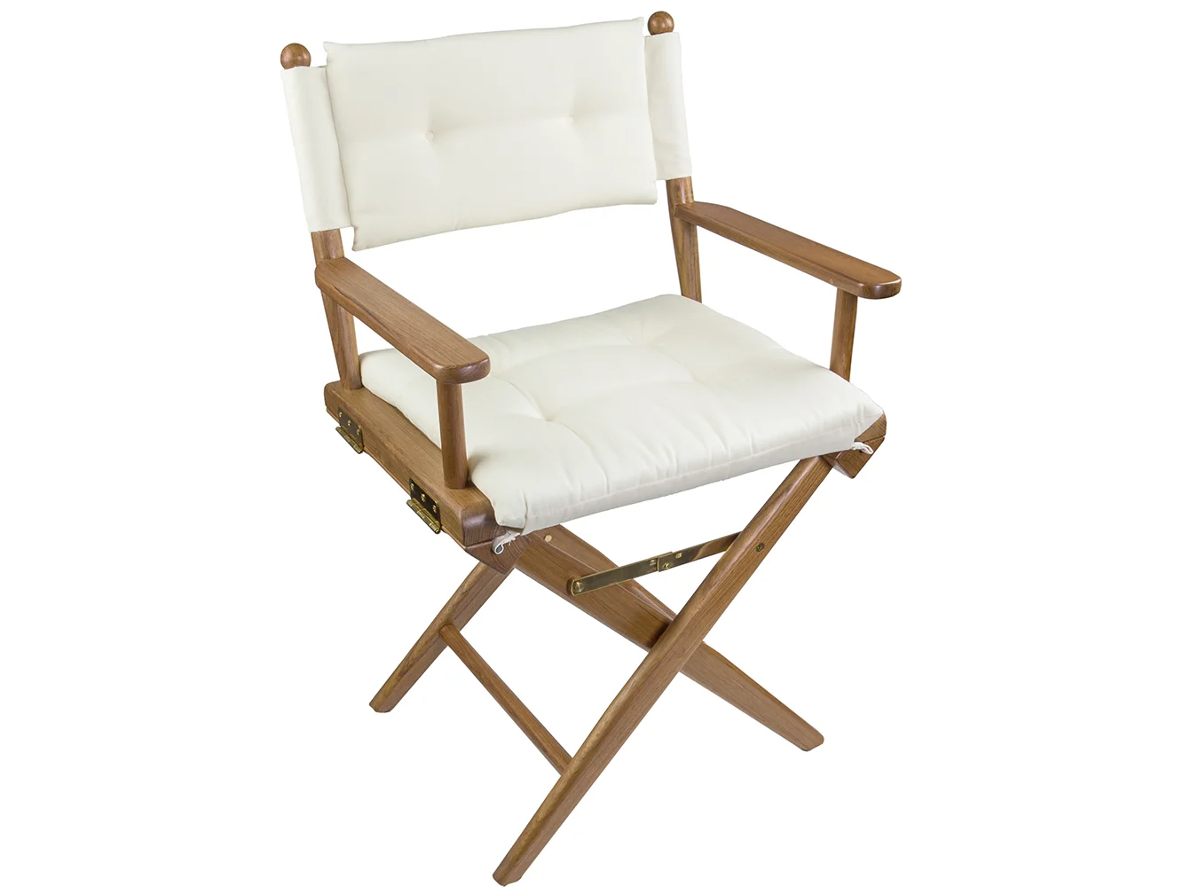 Whitecap Director's Chair w/Cream Cushion - Teak