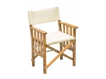 Whitecap Director's Chair II w/Cream Cushion - Teak