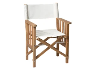 Whitecap Director's Chair II w/Sail Cloth Seating - Teak