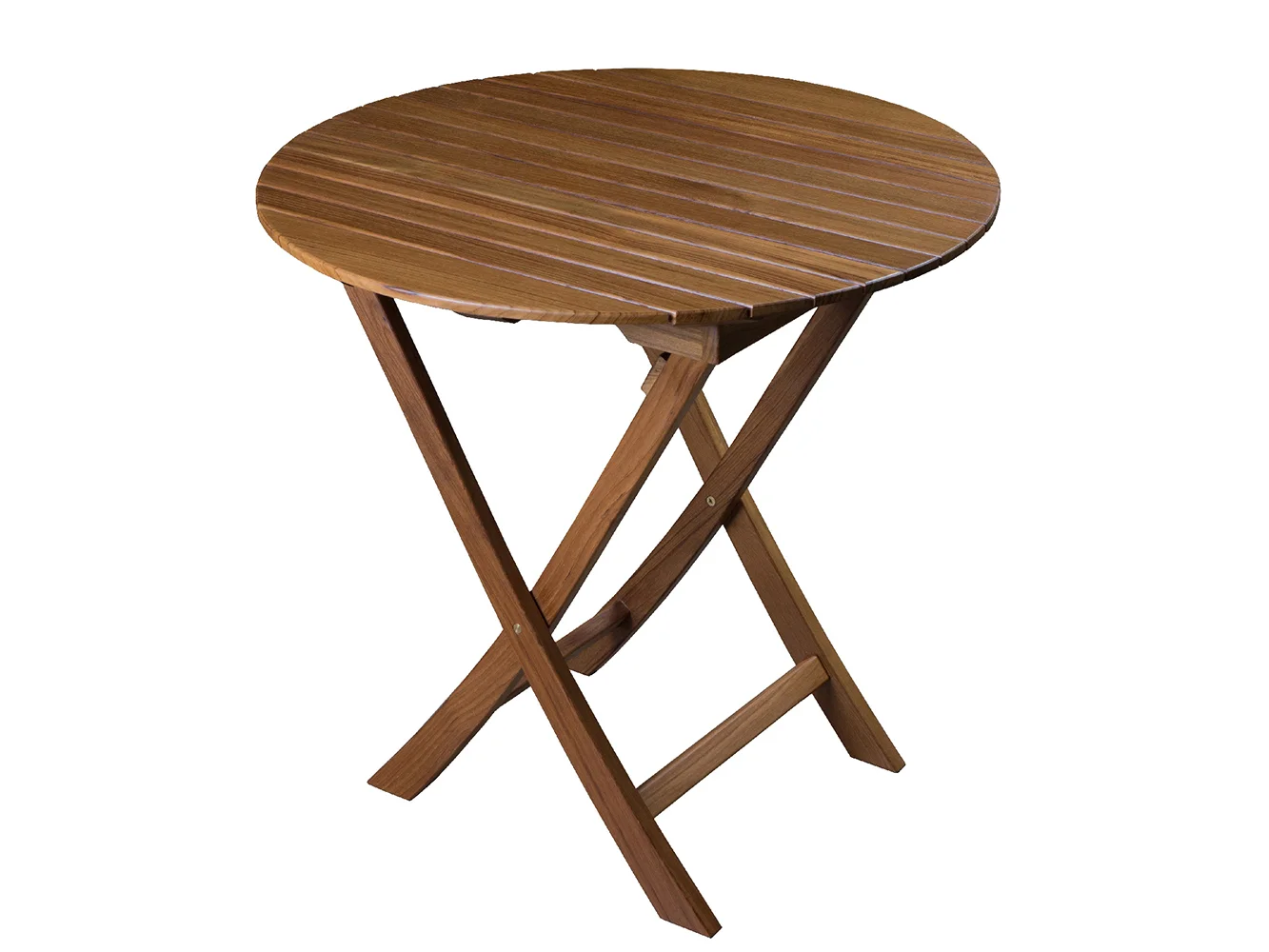 Whitecap Round Slat Table - Teak