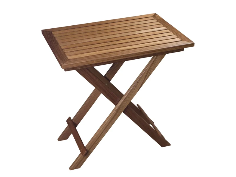 Whitecap Folding Slat Table - Teak