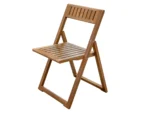 Whitecap Folding Slat Chair - Teak