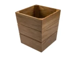 Whitecap Large Waste Basket - Teak