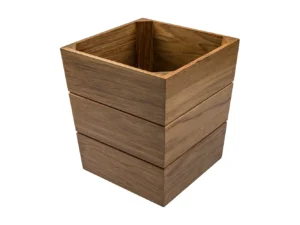 Whitecap Large Waste Basket - Teak