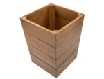 Whitecap Small Waste Basket - Teak
