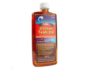 Whitecap Premium Golden Teak Oil - 16oz