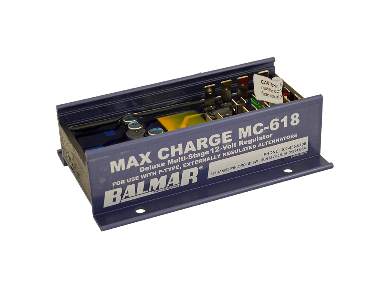 Balmar Max Charge MC618 Multi-Stage Regulator w/o Harness - 12V