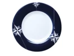 Marine Business Melamine Round Dessert Plate - NORTHWIND - 7" Set of 6