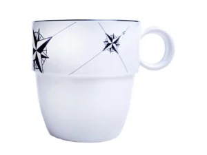 Marine Business Melamine Non-Slip Coffee Mug - NORTHWIND - Set of 6