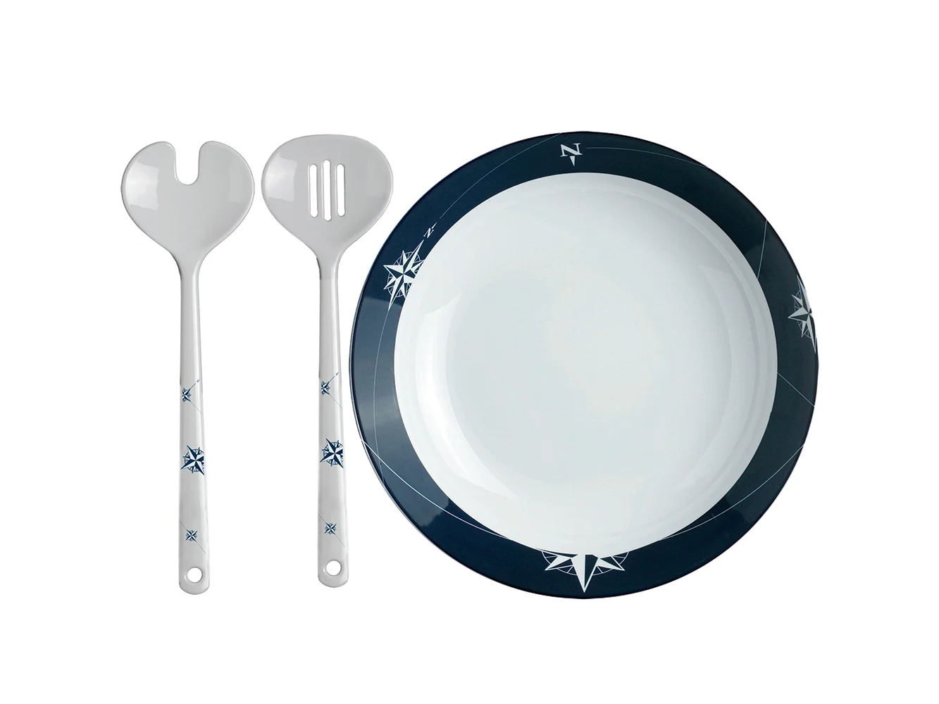 Marine Business Melamine Salad Bowl & Servers - NORTHWIND