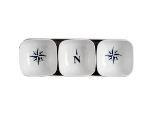 Marine Business Melamine Snack Set - NORTHWIND - Set of 4