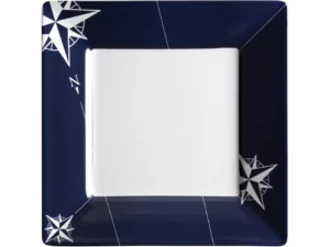 Marine Business Melamine Square Dessert Plate - NORTHWIND - 8.2" Set of 6