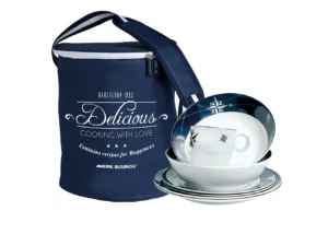 Marine Business Melamine Tableware Set & Basket - NORTHWIND - Set of 24