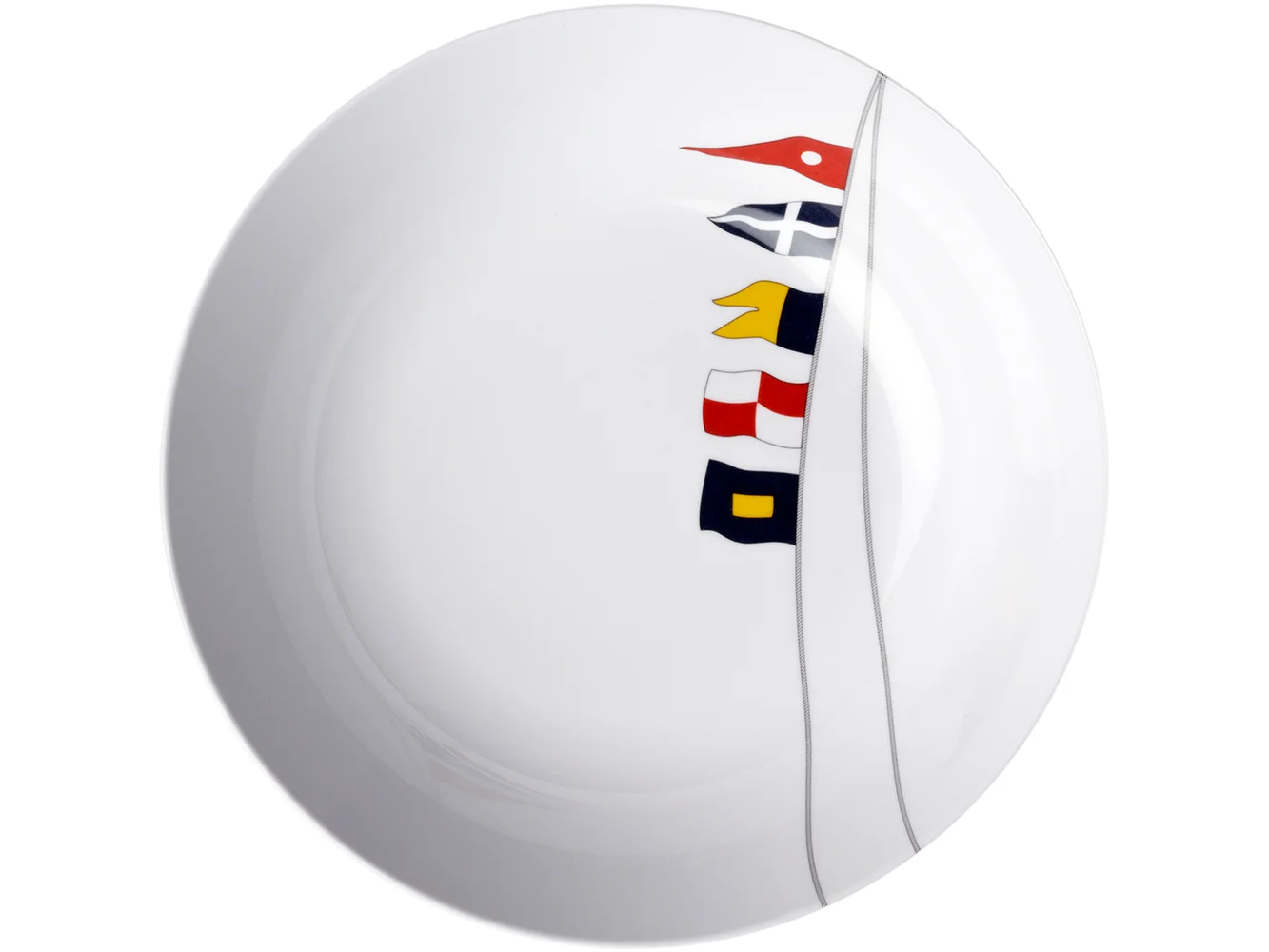 Marine Business Melamine Deep, Round Soup Plate - REGATA - 8.8" Set of 6