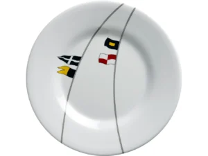 Marine Business Melamine Round Dessert Plate - REGATA - 7" Set of 6