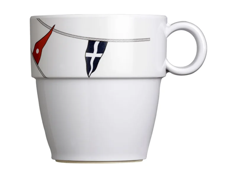 Marine Business Melamine Non-Slip Coffee Mug - REGATA - Set of 6
