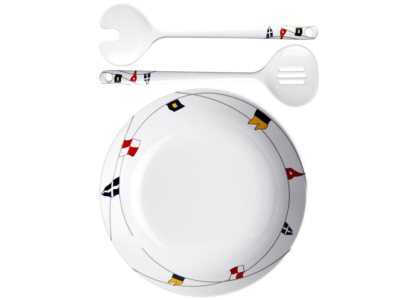 Marine Business Melamine Salad Bowl & Servers - REGATA