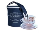 Marine Business Melamine Tableware Set & Basket - REGATA - Set of 24