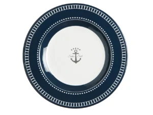 Marine Business Melamine Round Dessert Plate - SAILOR SOUL - 7" Set of 6