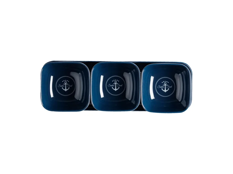 Marine Business Melamine Snack Set - SAILOR SOUL - Set of 4