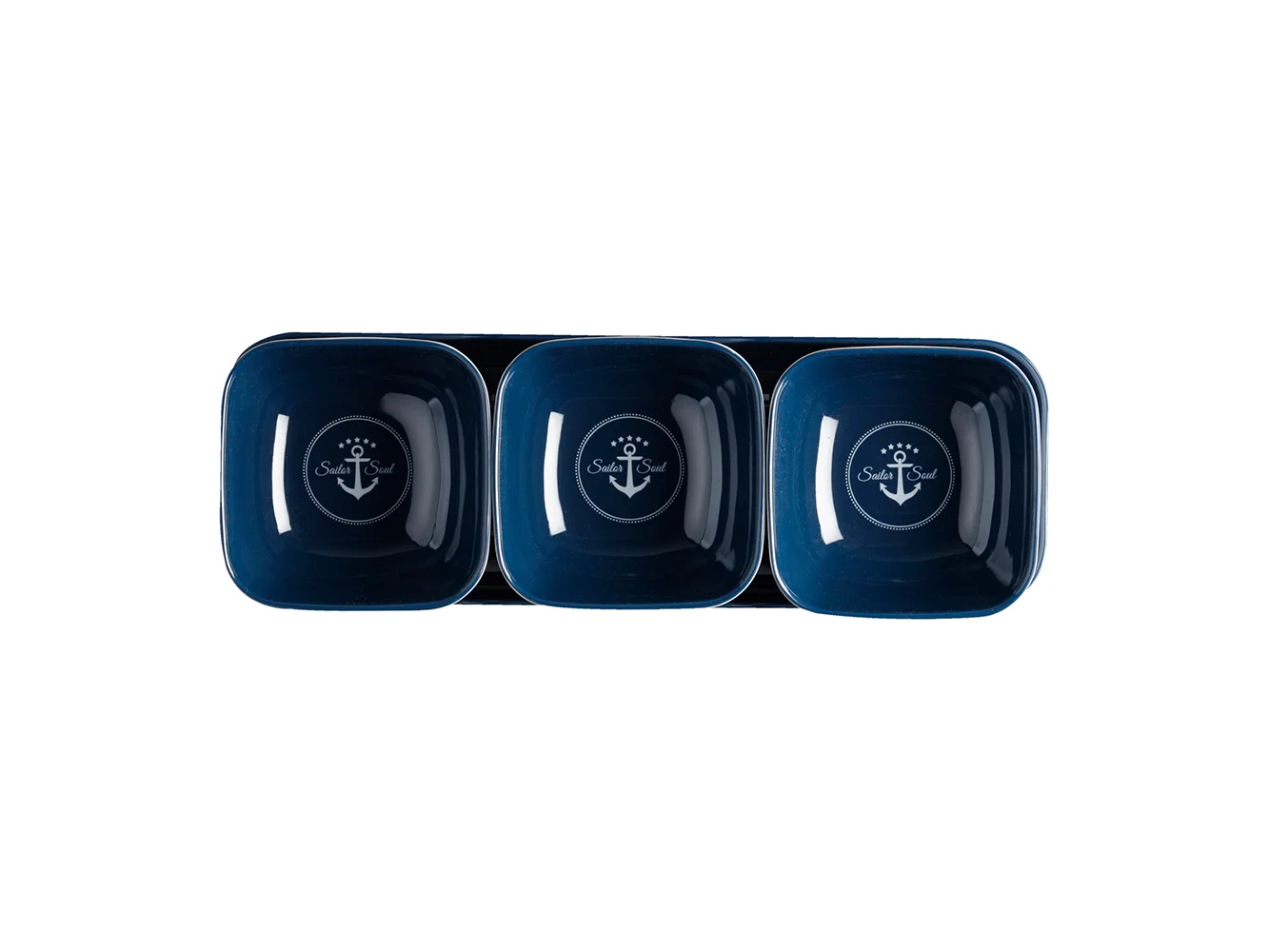 Marine Business Melamine Snack Set - SAILOR SOUL - Set of 4