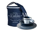 Marine Business Melamine Tableware Set & Basket - SAILOR SOUL - Set of 24