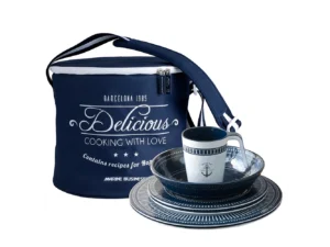 Marine Business Melamine Tableware & Basket - SAILOR SOUL - Set of 16