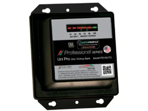 Dual Pro PS1 Auto 15A - 1-Bank Lithium/AGM Battery Charger