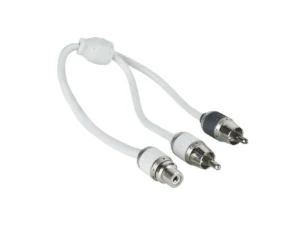 T-Spec V10 Series RCA Audio Y Cable - 2 Channel - 1 Female to 2 Males