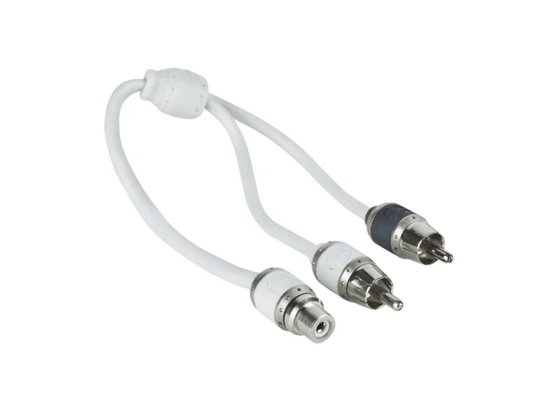 T-Spec V10 Series RCA Audio Y Cable - 2 Channel - 1 Female to 2 Males