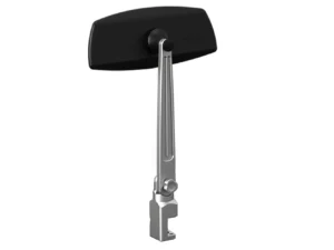 PTM Watersports Pontoon Mirror/Bracket Kit w/VR-100 Pro & PCX-200 (Silver)