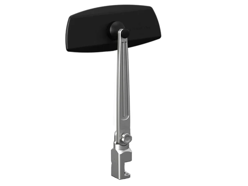 PTM Watersports Pontoon Mirror/Bracket Kit w/VR-100 Pro & PCX-200 (Silver)