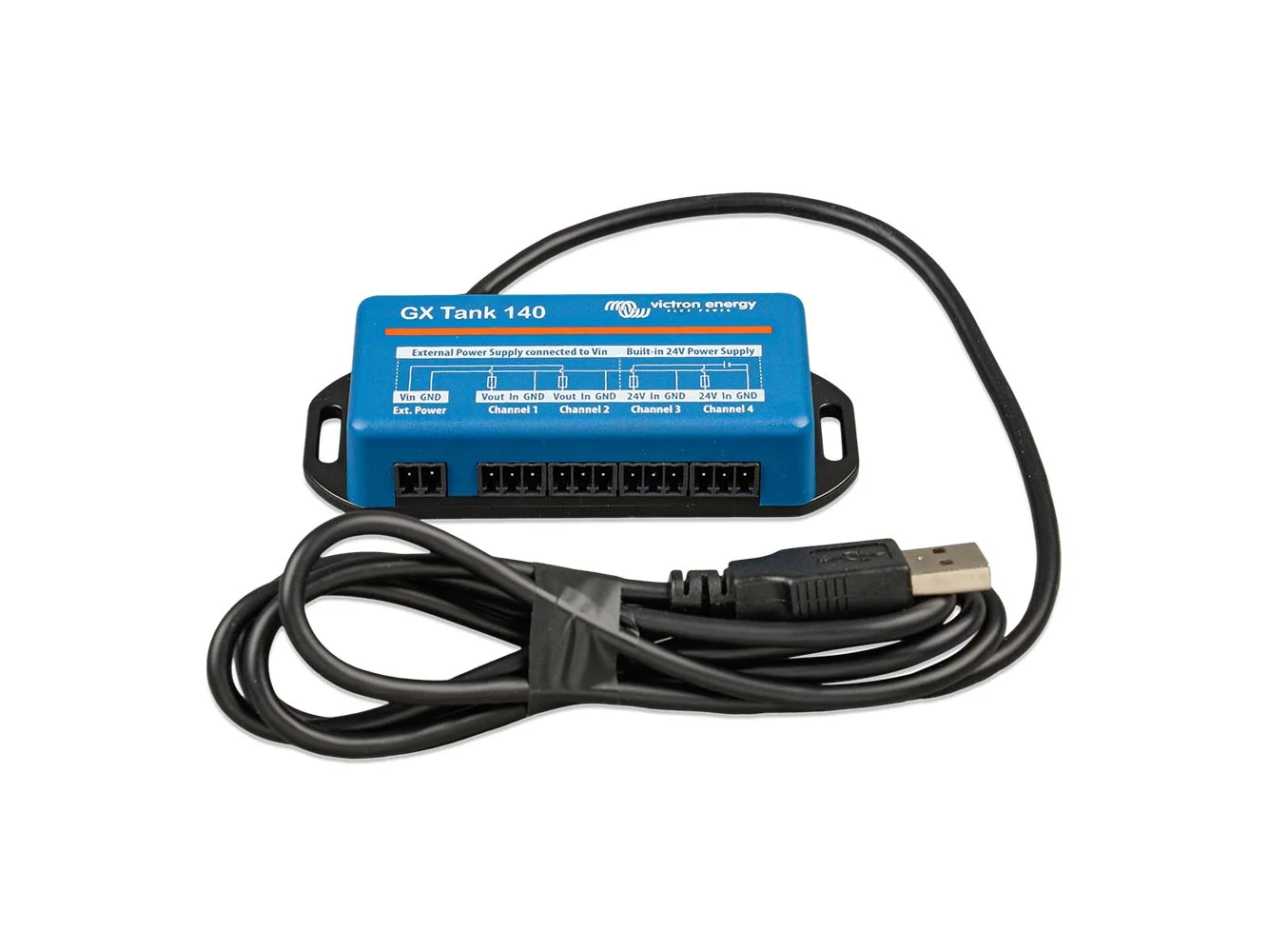 Victron GX Tank 140 Tank Monitoring f/4-20 MA, 1-10VDC Sensors - Monitors Up to 4 Sensors *Sensor Not Included