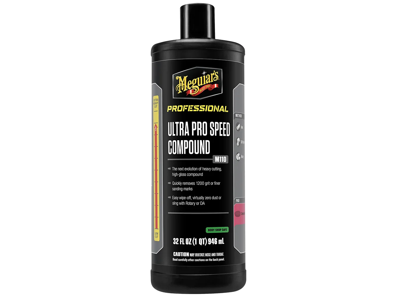 Meguiar's Mirror Glaze Ultra Pro Speed Compound - Heavy Cut, High Gloss - 32oz