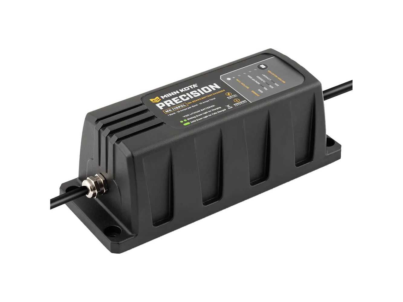 Minn Kota On-Board Precision Charger MK-110 PCL 1 Bank x 10 AMP LI Optimized Charger