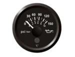Veratron 52mm (2-1/16") Viewline Engine Oil Pressure 150 PSI - Black Dial & Bezel