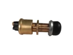 Raritan Heavy-Duty Push Button Switch - Brass