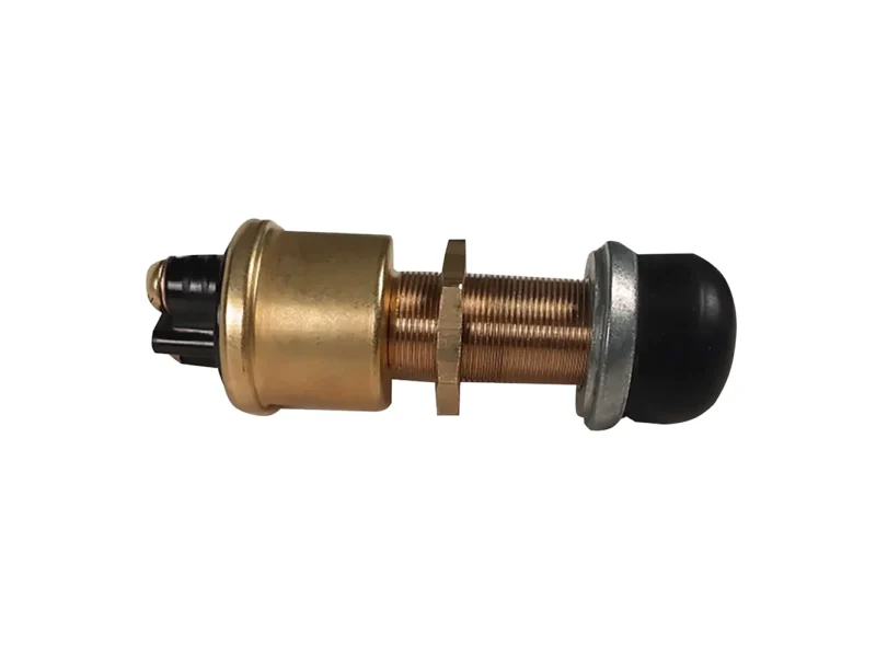 Raritan Heavy-Duty Push Button Switch - Brass