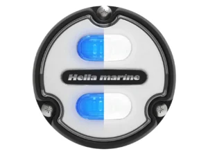 Hella Marine Apelo A1 Blue White Underwater Light - 1800 Lumens - Black Housing - White Lens